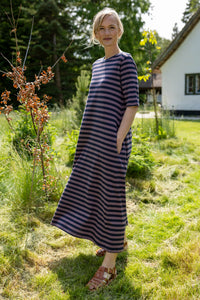 Danefæ København Danebasic Good News Dress Mauve/Dark Navy