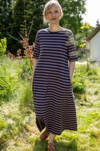 Danefæ København Danebasic Good News Dress Mauve/Dark Navy