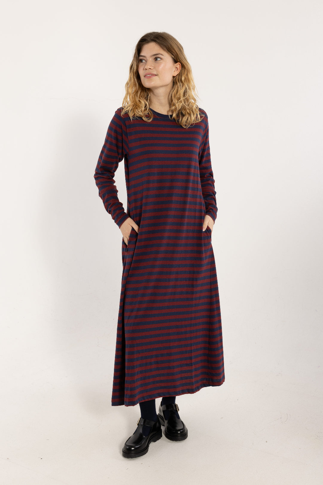 Danefæ København Danebasic Good News Dress Dark Cherry/ Dark Navy