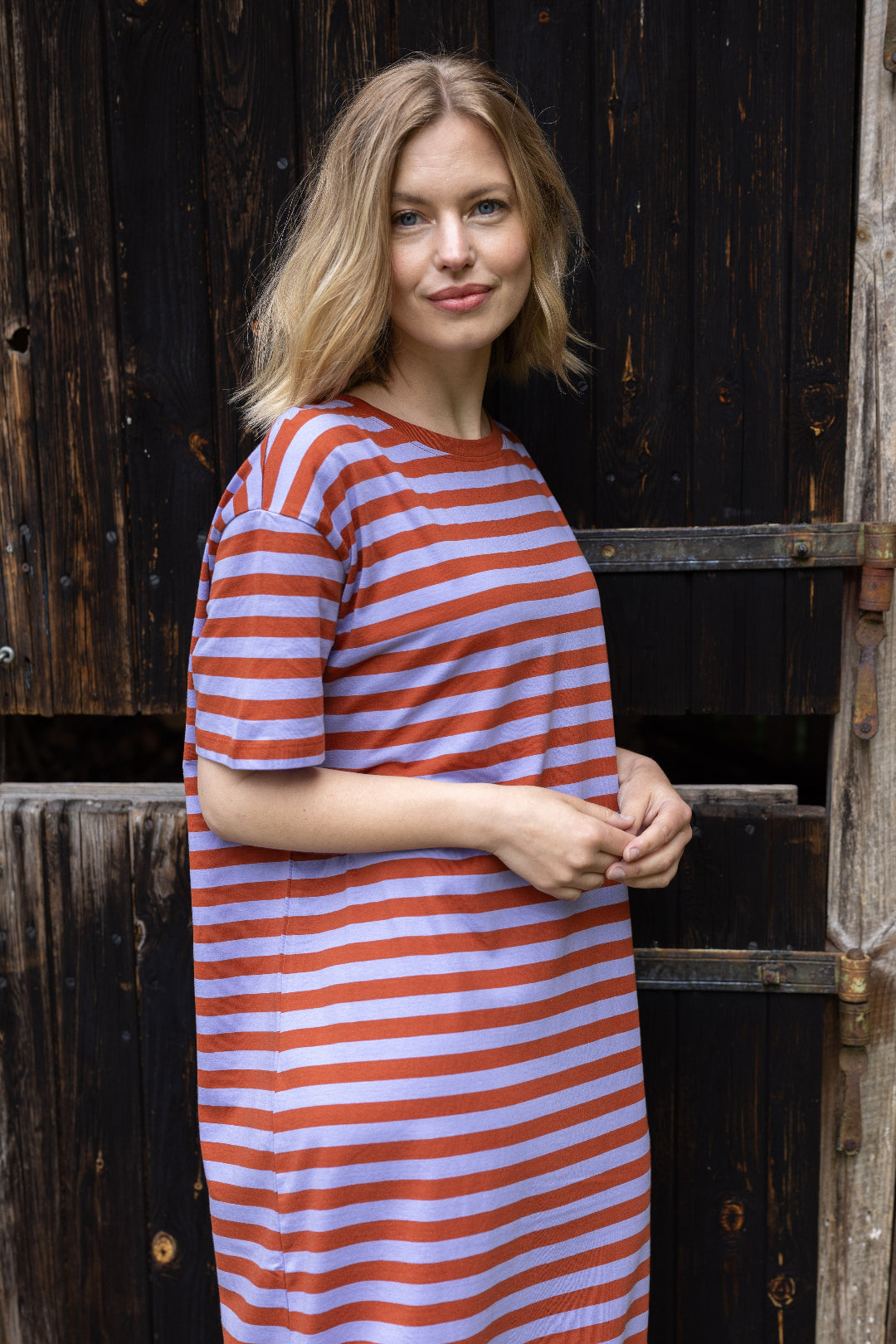 Danefæ København Danebasic Sweet Dress Light Lilac / Chili