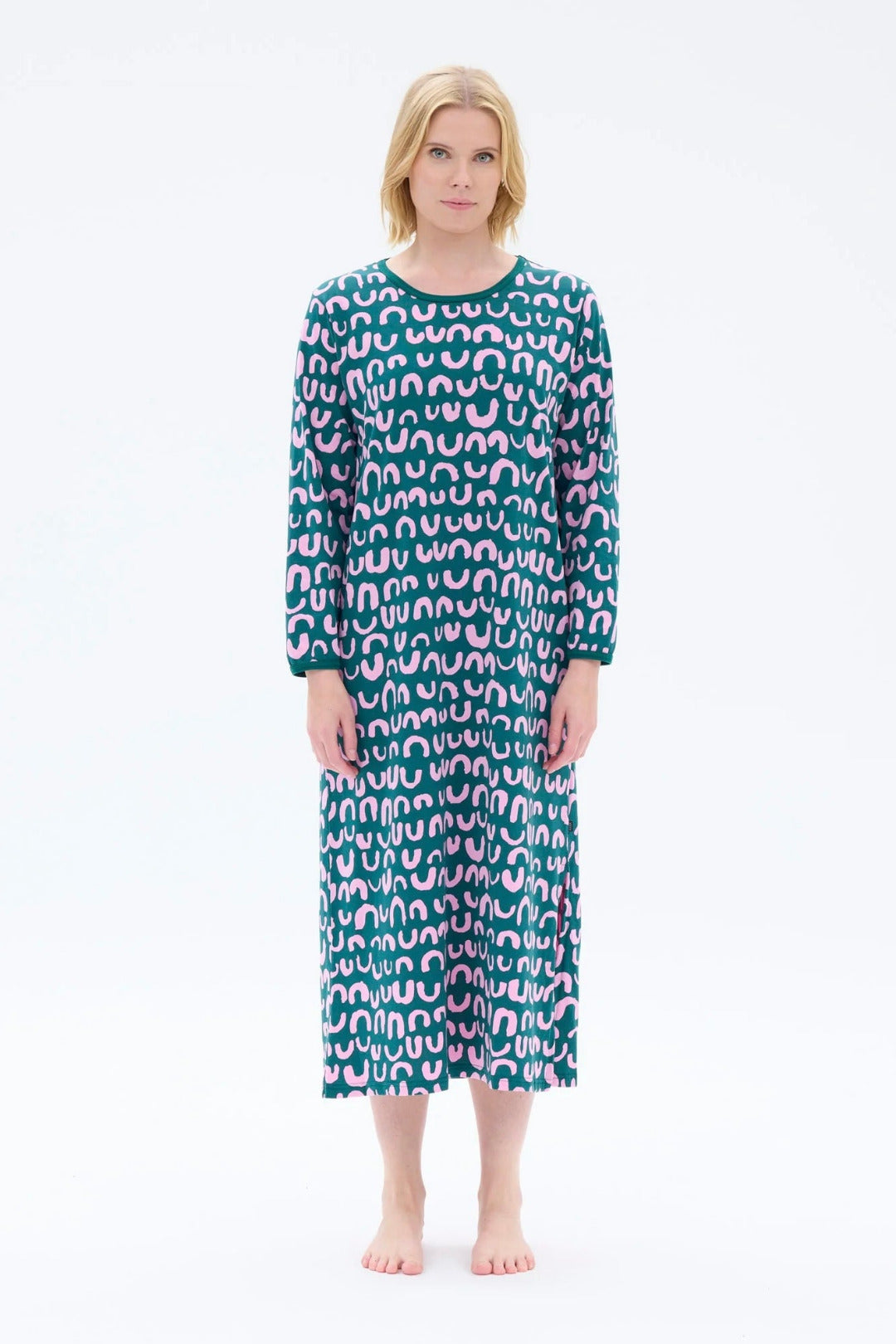 Ratia Felia Nightgown Nurinkurin Green/Pink