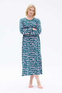 Ratia Felia Nightgown Nurinkurin Green/Pink