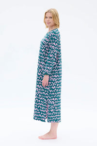 Ratia Felia Nightgown Nurinkurin Green/Pink