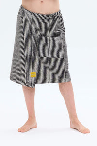 Ratia Men's Bath Wrap Black