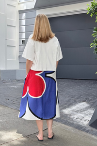 Upcycled Midi Skirt