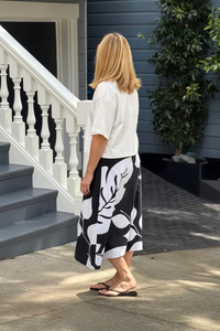 Upcycled Midi Skirt