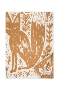 Lapuan Kankurit Metsikkö Cognac Wool Blanket