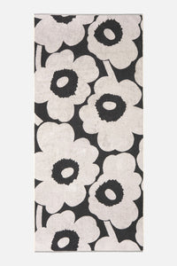 Marimekko Unikko Bath Towel Charcoal