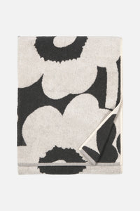 Marimekko Unikko Bath Towel Charcoal
