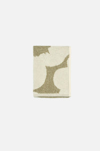 Marimekko Unikko Green Umber Guest Towel Towel