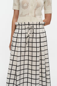 Marimekko Kirjoitus Iso Ruutu Skirt