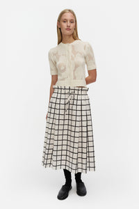 Marimekko Kirjoitus Iso Ruutu Skirt