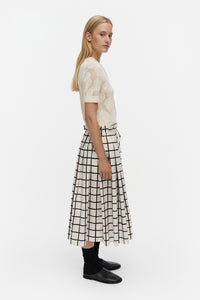 Marimekko Kirjoitus Iso Ruutu Skirt