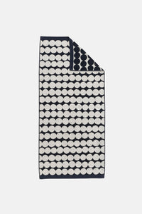 Marimekko Räsymatto Charcoal Bath Towel
