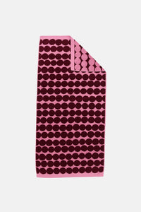 Marimekko Räsymatto Wine Red Bath Towel
