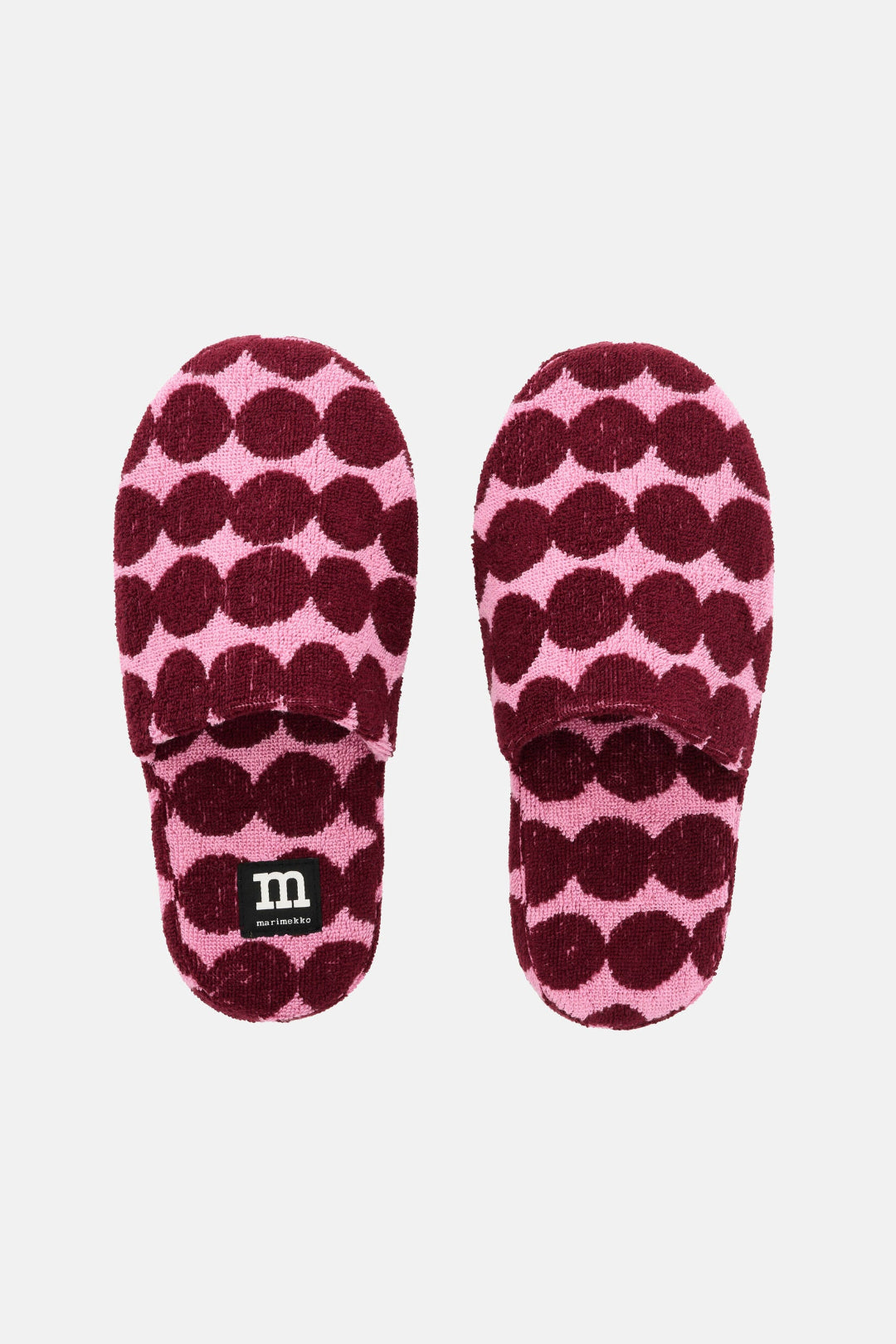 Marimekko Räsymatto Wine Red Slippers