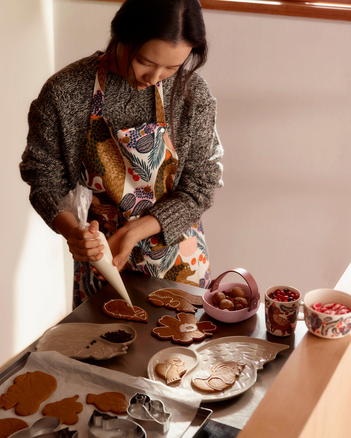 Marimekko Pieni Ketunmarja Apron