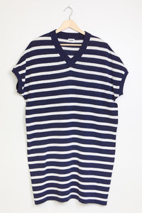 Piironki Helsinki Knit Striped Midi Dress