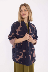 Danefæ København Danekatrin Quilted Jacket Trops Navy/ Mauve