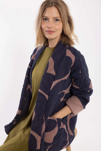 Danefæ København Danekatrin Quilted Jacket Trops Navy/ Mauve