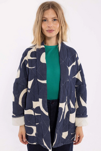 Danefæ København Danekatrin Quilted Jacket Trops Navy/Chalk