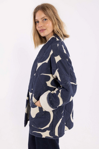 Danefæ København Danekatrin Quilted Jacket Trops Navy/Chalk