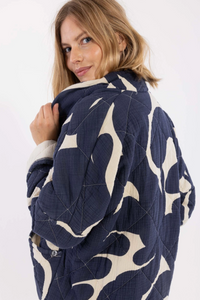 Danefæ København Danekatrin Quilted Jacket Trops Navy/Chalk