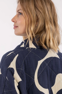 Danefæ København Danekatrin Quilted Jacket Trops Navy/Chalk