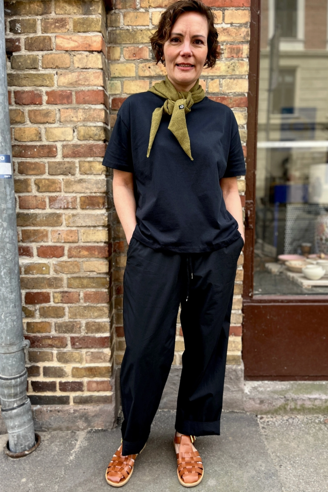 Danefæ København Danebasic Boxy Tee Black