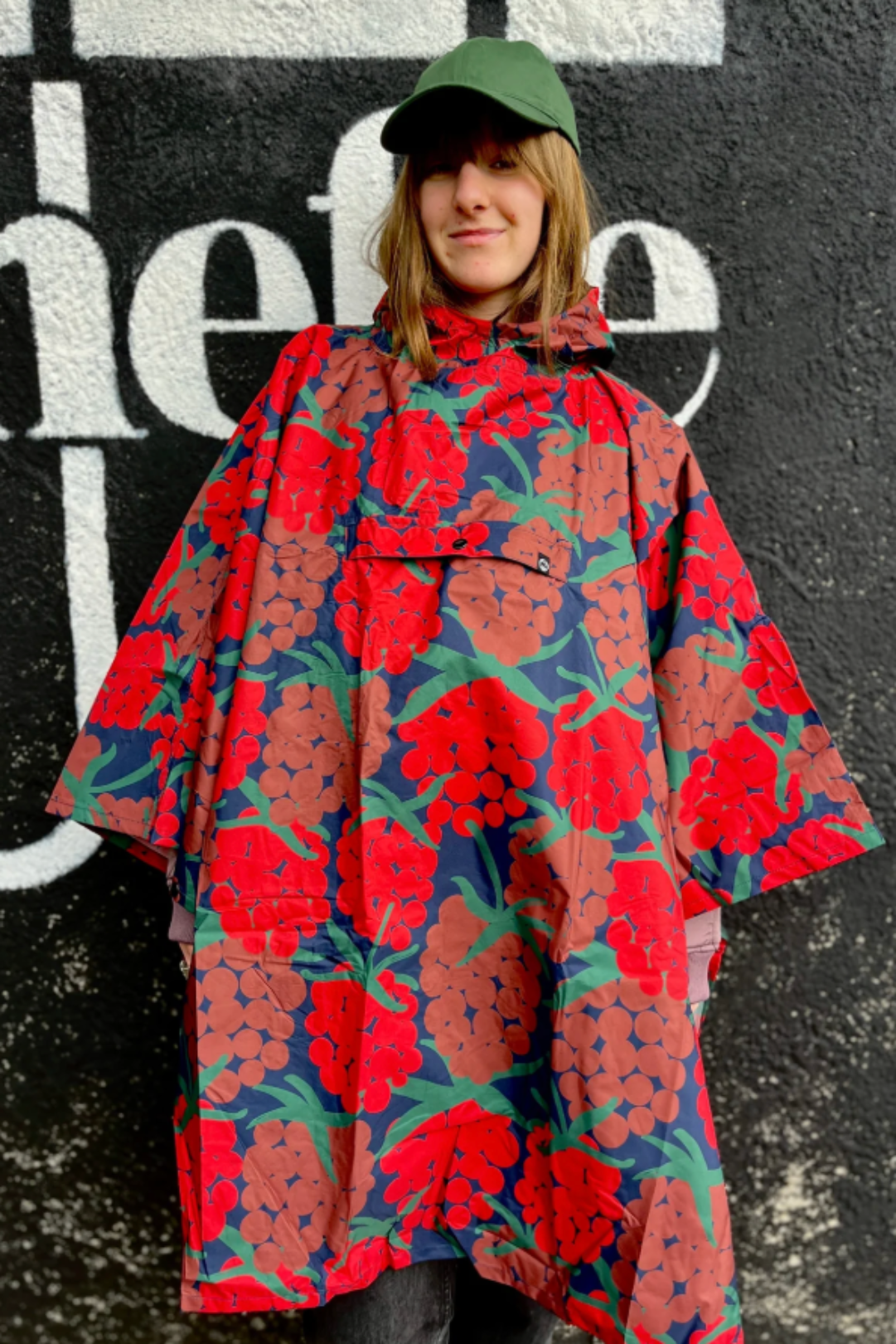 Danefæ København Foldable Rain Poncho Maxiberry