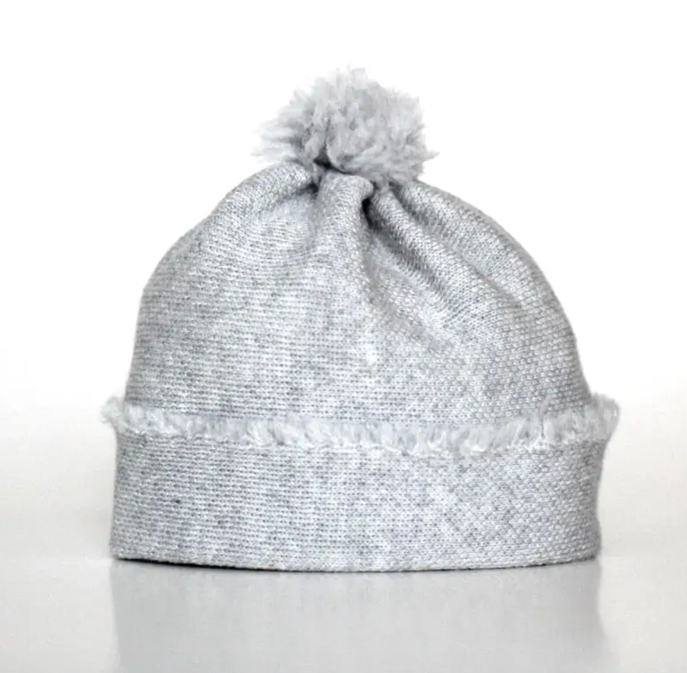 Knitworks Baby Blanket & Beanie Grey