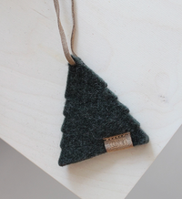 Lübech Living Tree Felt Ornament Green