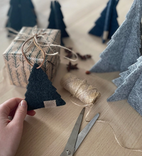 Lübech Living Tree Felt Ornament Green