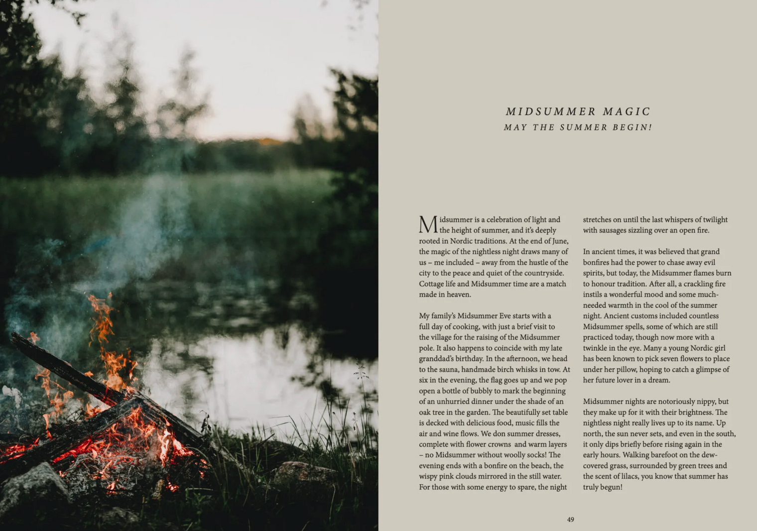 Cozy Publishing Nordic Summer Cookbook