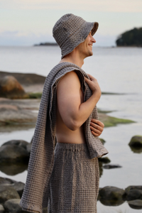 Luhta Linen Grey Towels