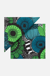 Marimekko Siirtolapuutarha Green/Blue Lunch Napkins