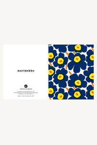 Marimekko Unikko Notecards - Blues