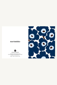 Marimekko Unikko Notecards - Blues
