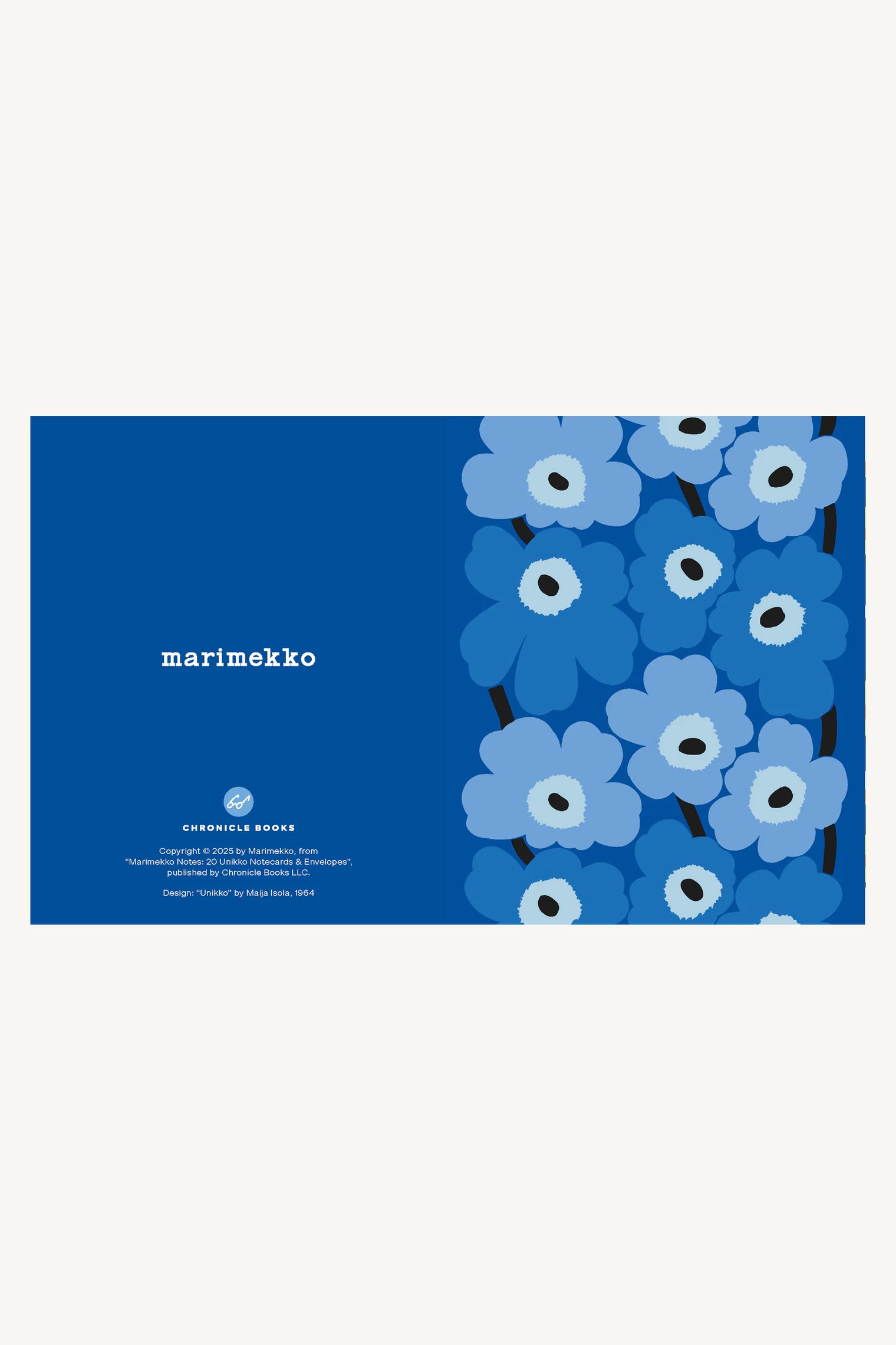 Marimekko Unikko Notecards - Blues