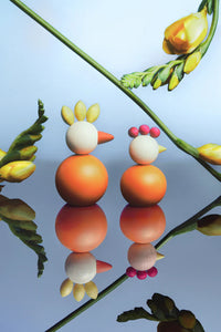 Aarikka Kukkonen Orange Table Decoration