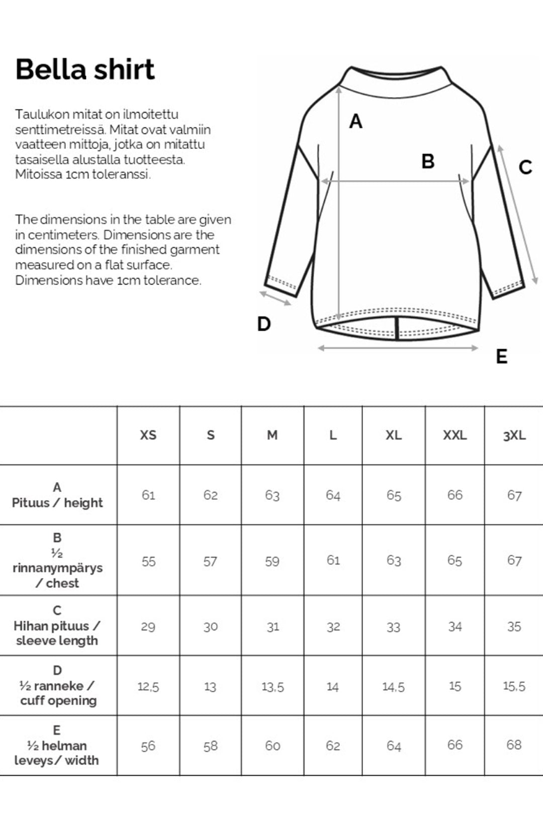 Puuvillatehdas Bella Shirt Blue