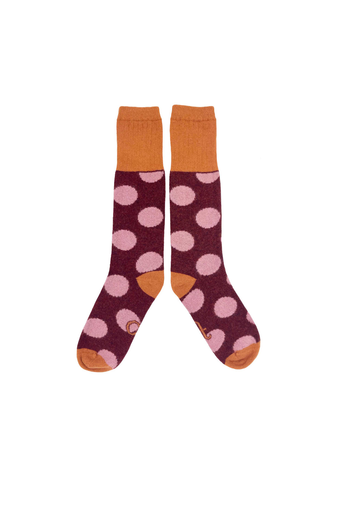 Catherine Tough Women's Lambswool Big Spot Boot/Knee Socks