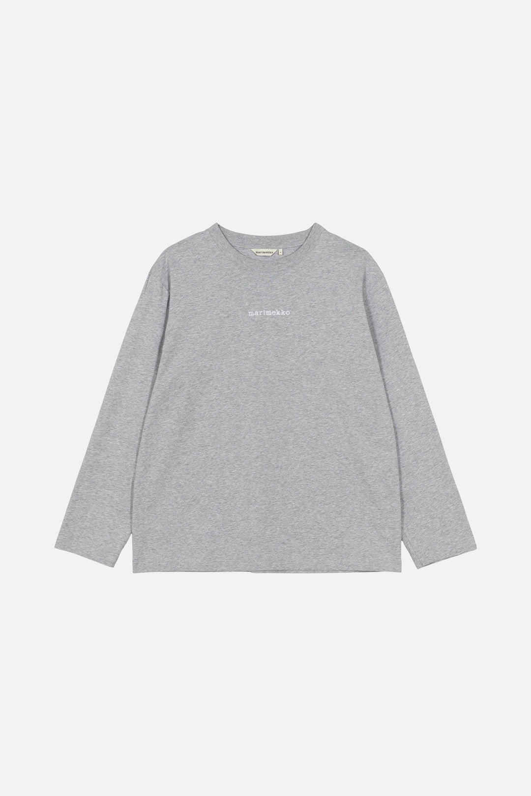 Marimekko Biitti Logo Placement Jersey Top Grey