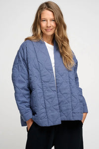 Moshi Moshi Mind Touch Linen Blue Jacket