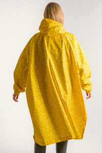 Danefæ København Danedream Dark Yellow Drops Rain Poncho