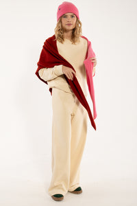 Danefæ København Danefireplace Wool Shawl Pink