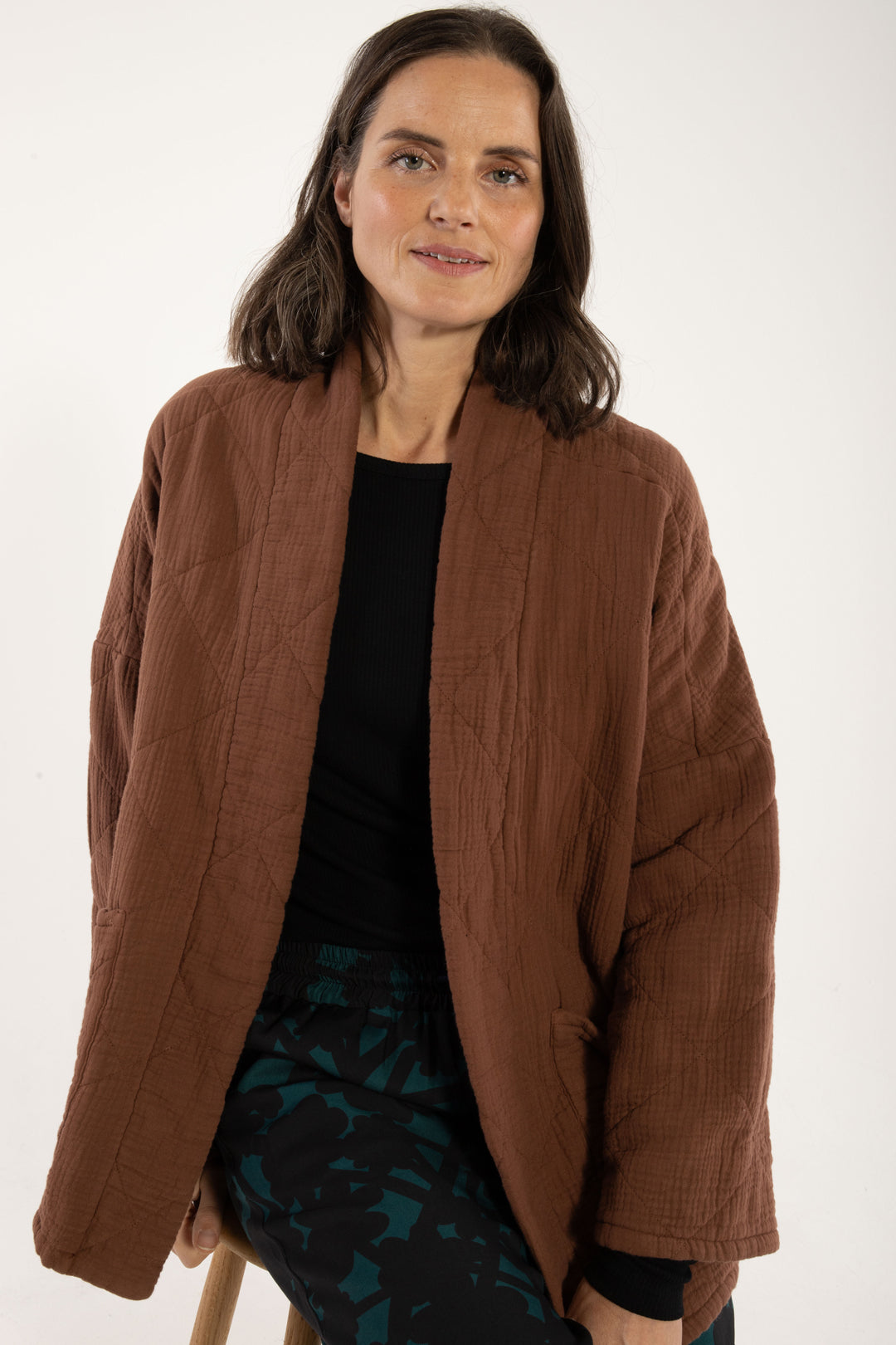 Danefæ København Danekatrin Quilted Jacket Brown
