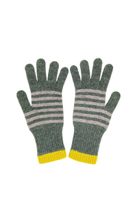 Catherine Tough Women's Lambswool Green Gloves