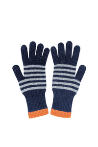Catherine Tough Women's Lambswool Navy Gloves