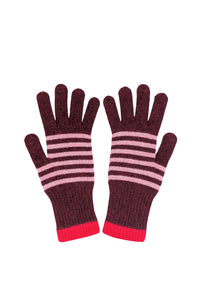 Catherine Tough Women's Lambswool Red Gloves